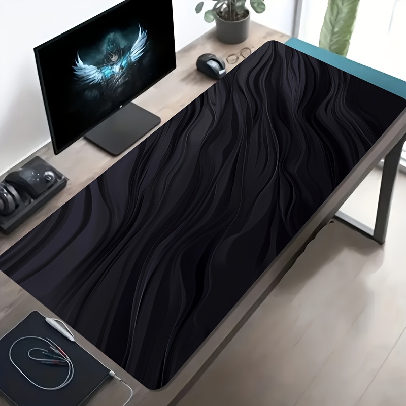 Pc Gaming Liquid - Alas Mouse Gaming Black Liquid Wave,
