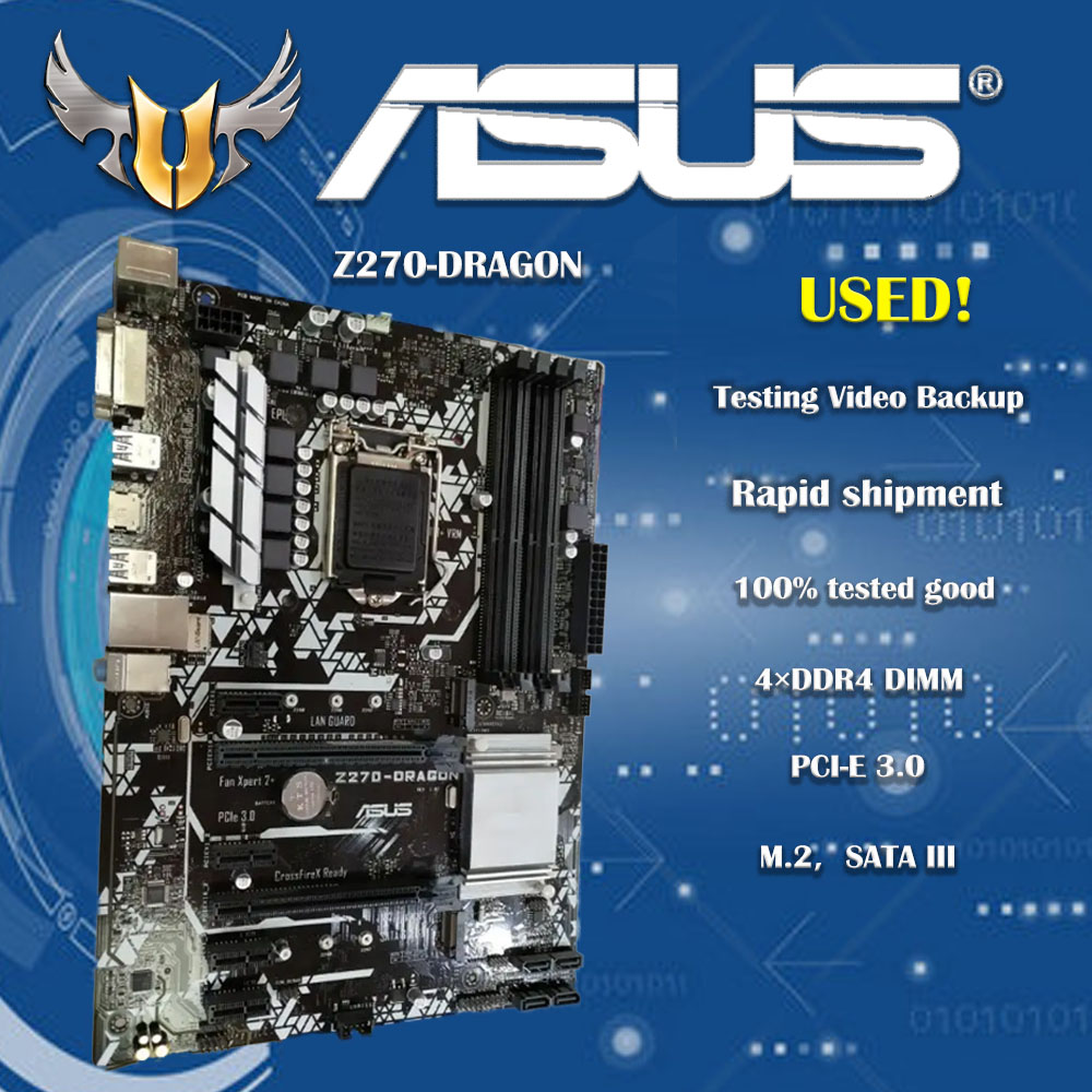 Pc Gaming I5 - Motherboard untuk Asus PRIME Z270-DRAGON, Original