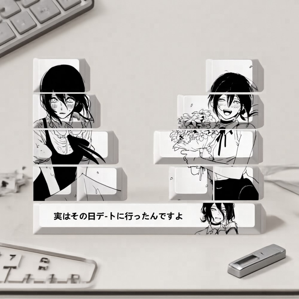Custom Keycaps - 11 Keycap/Set Keycap Anime Chainsaw Man