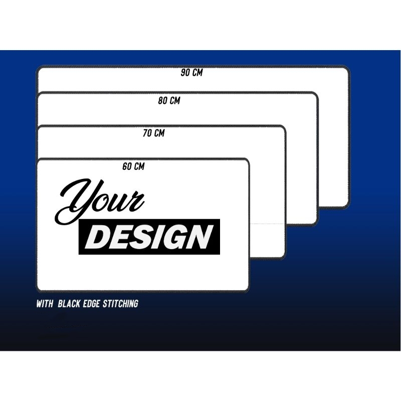 Gaming Desk Mat - Alas Mouse Foto Kustom Anti Selip