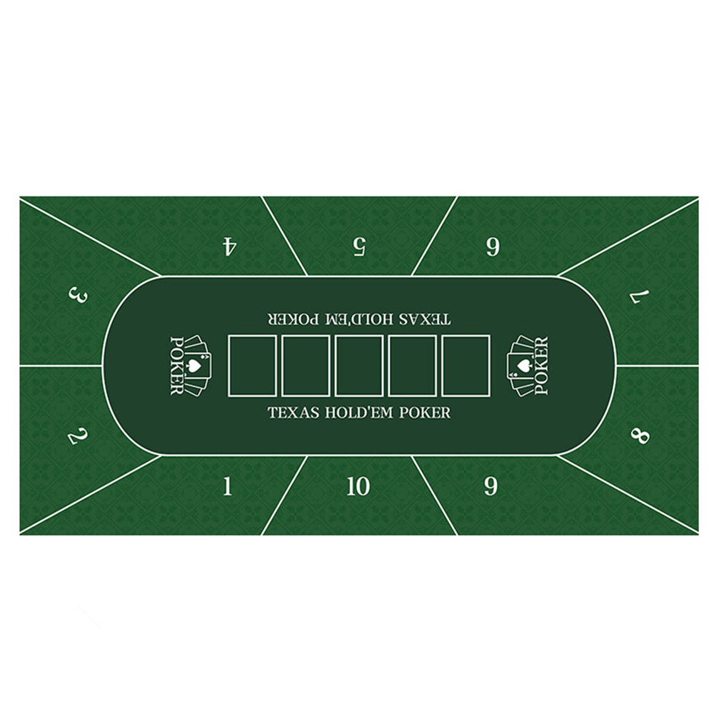 Gaming Desk Mat - Alas Meja Kasino Texas Hold'em, Alas