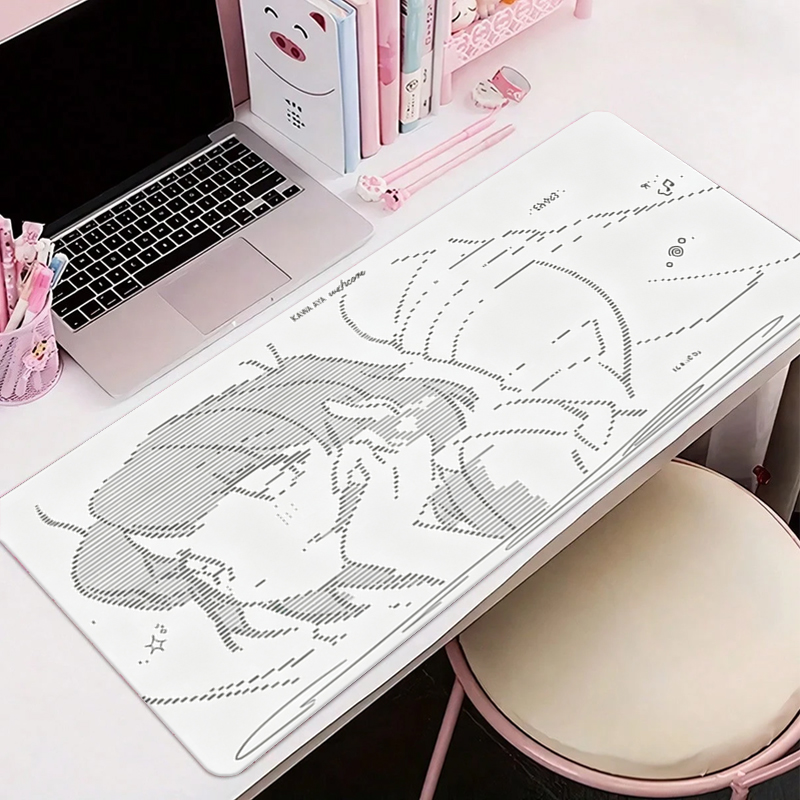Gaming Desk Mat - 1 Buah Alas Mouse Kulit Anime