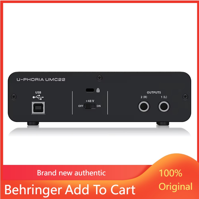 Kartu Suara Behringer UMC22 An - Sound Card Usb ulasan dan harga