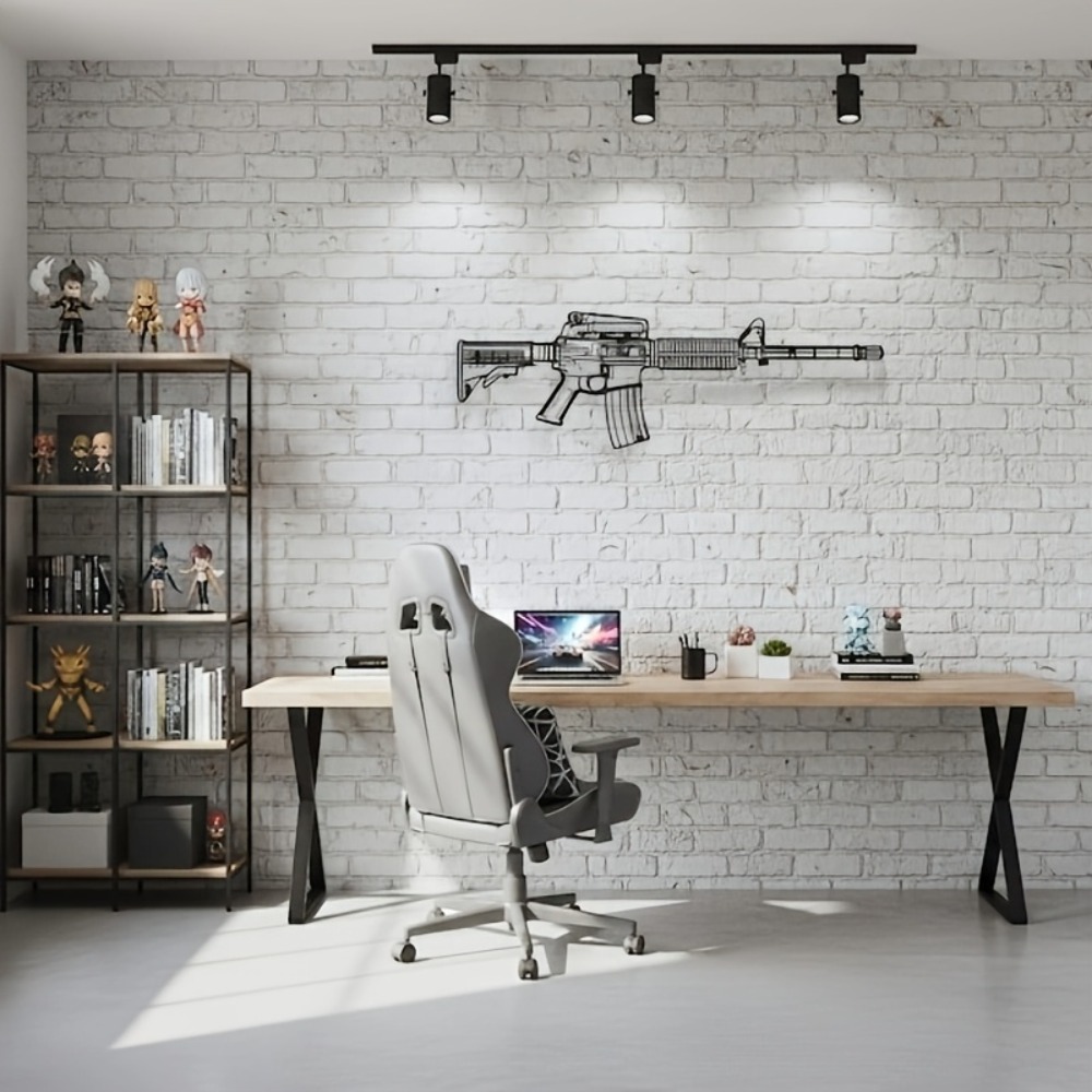 CIFbuy M4 Rifle AR15 Gun Silho - Gaming Desk Mat ulasan dan harga