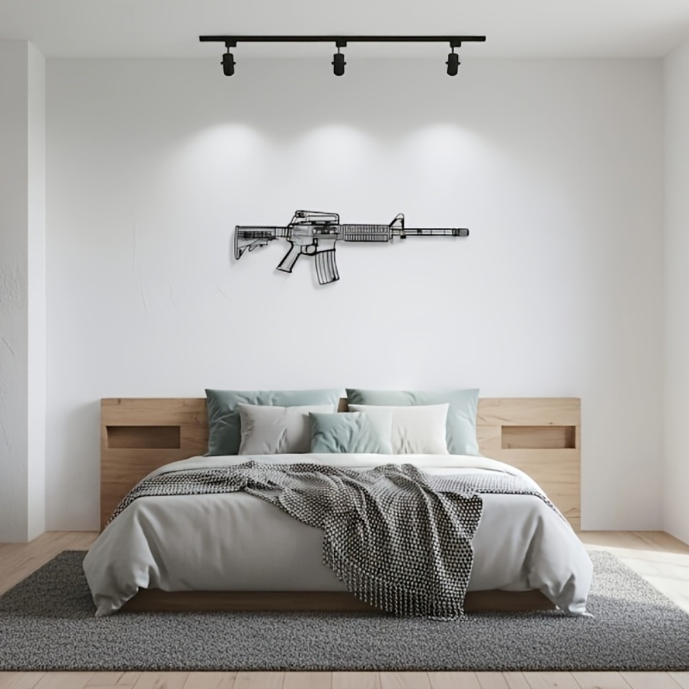 CIFbuy M4 Rifle AR15 Gun Silho - Gaming Desk Mat ulasan dan harga