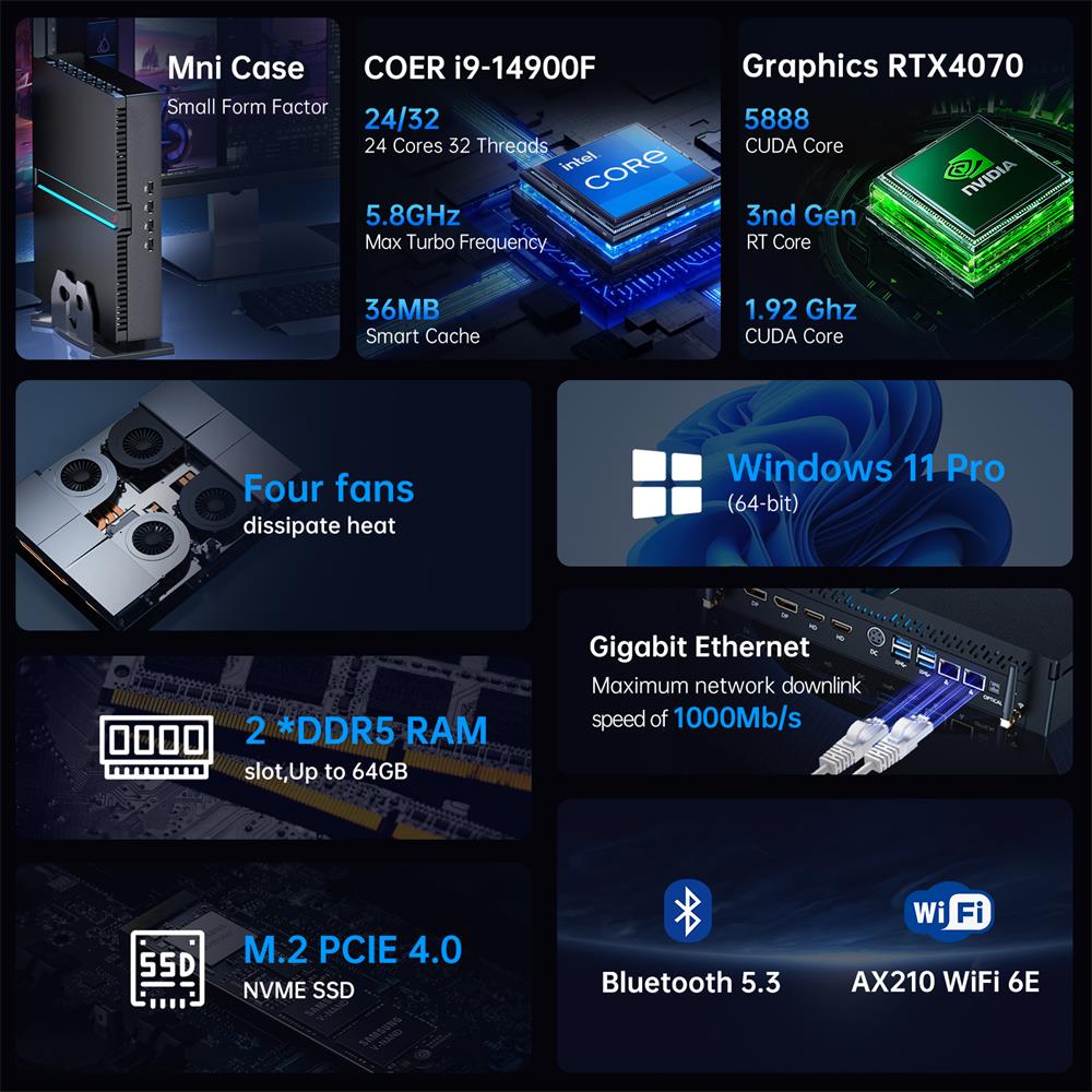 Msecore MV300 14th Intel Core  - Pc Gaming I5 ulasan dan harga