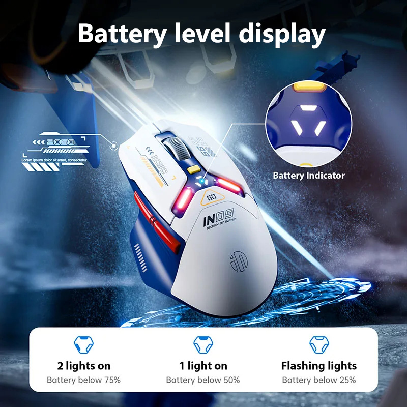 INPHIC IN9 Mouse Gaming Nirkab - Pc Gaming Gta 6 ulasan dan harga