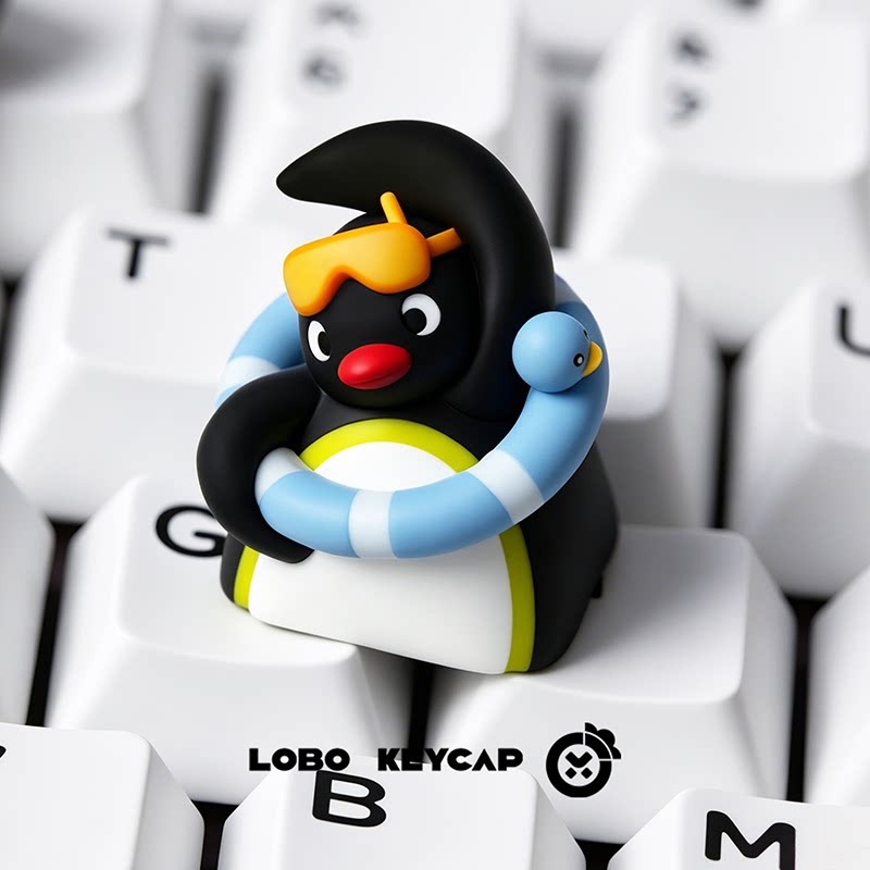 PINGU Penguin Seri Bullet Kedu - Custom Keycaps ulasan dan harga