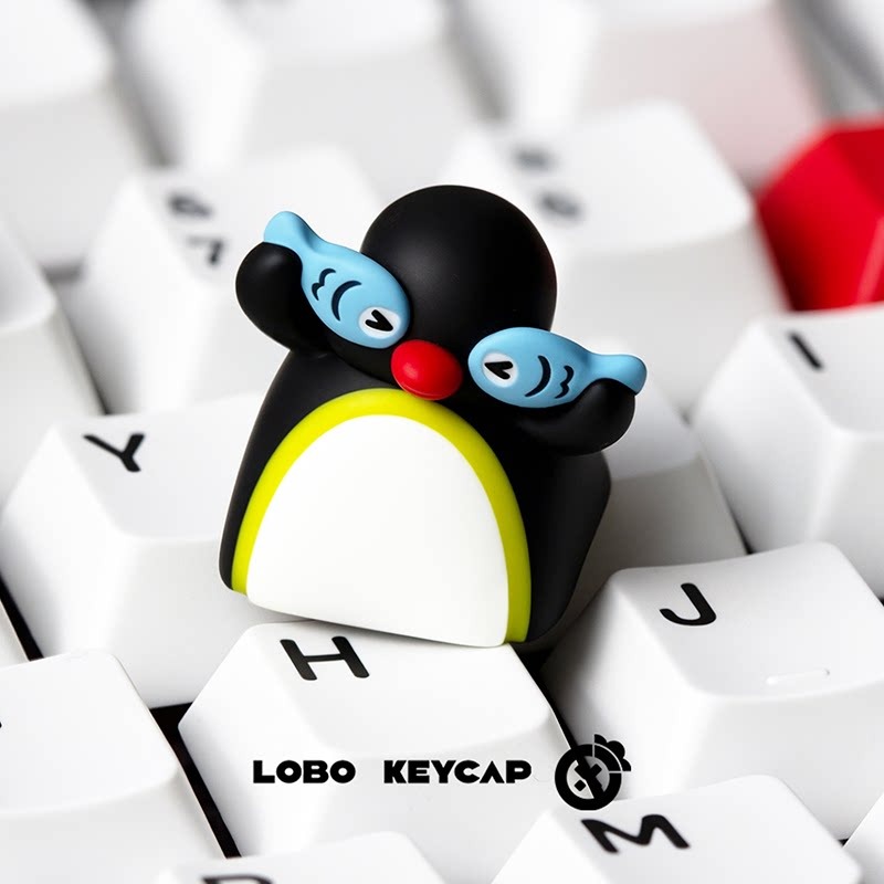 PINGU Penguin Seri Bullet Kedu - Custom Keycaps ulasan dan harga