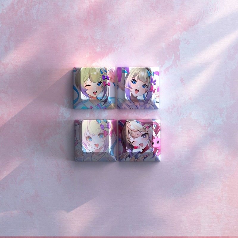Keycap Anime Tema NEW NEEDY GI - Pc Gaming Girl ulasan dan harga