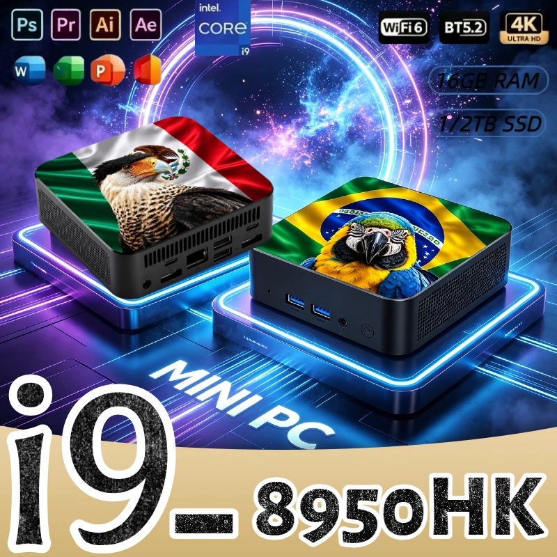 Mini PC Core i9-8950HK 16GB RA - Pc Gaming Intel Core I9 ulasan dan harga