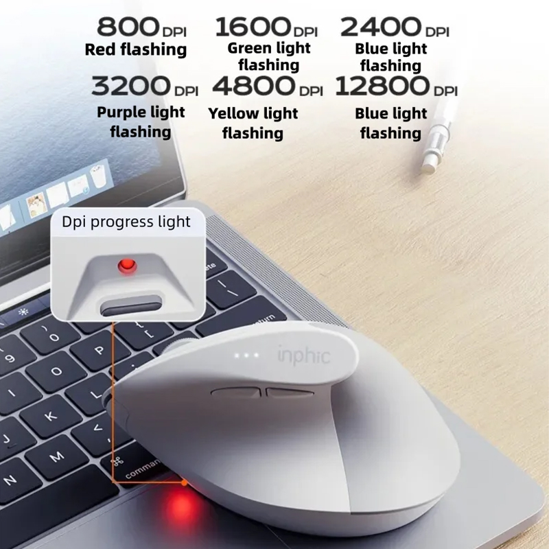 Mouse Nirkabel Vertikal Inphic - Pc Gaming Gta 6 ulasan dan harga