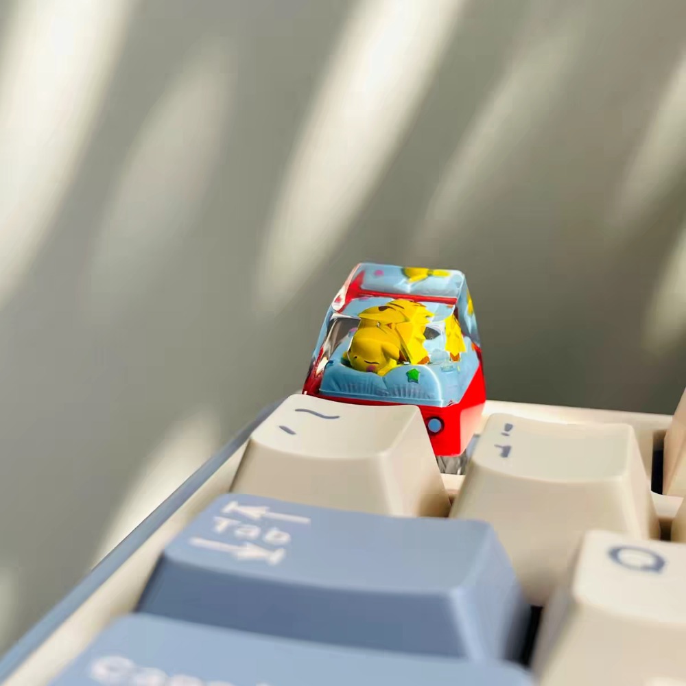 Keycap Pokémon Pikachu, Kreati - Custom Keycaps ulasan dan harga
