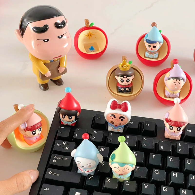 Kawaii Crayon Shinchan Dwarf F - Custom Keycaps ulasan dan harga