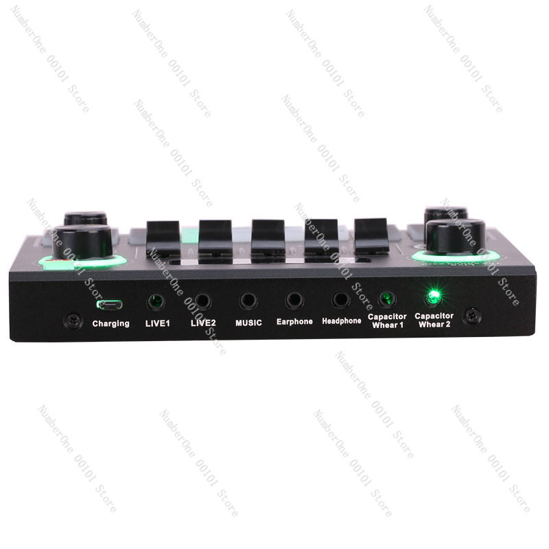 Set Mikrofon Kartu Suara V9 US - Sound Card Usb ulasan dan harga