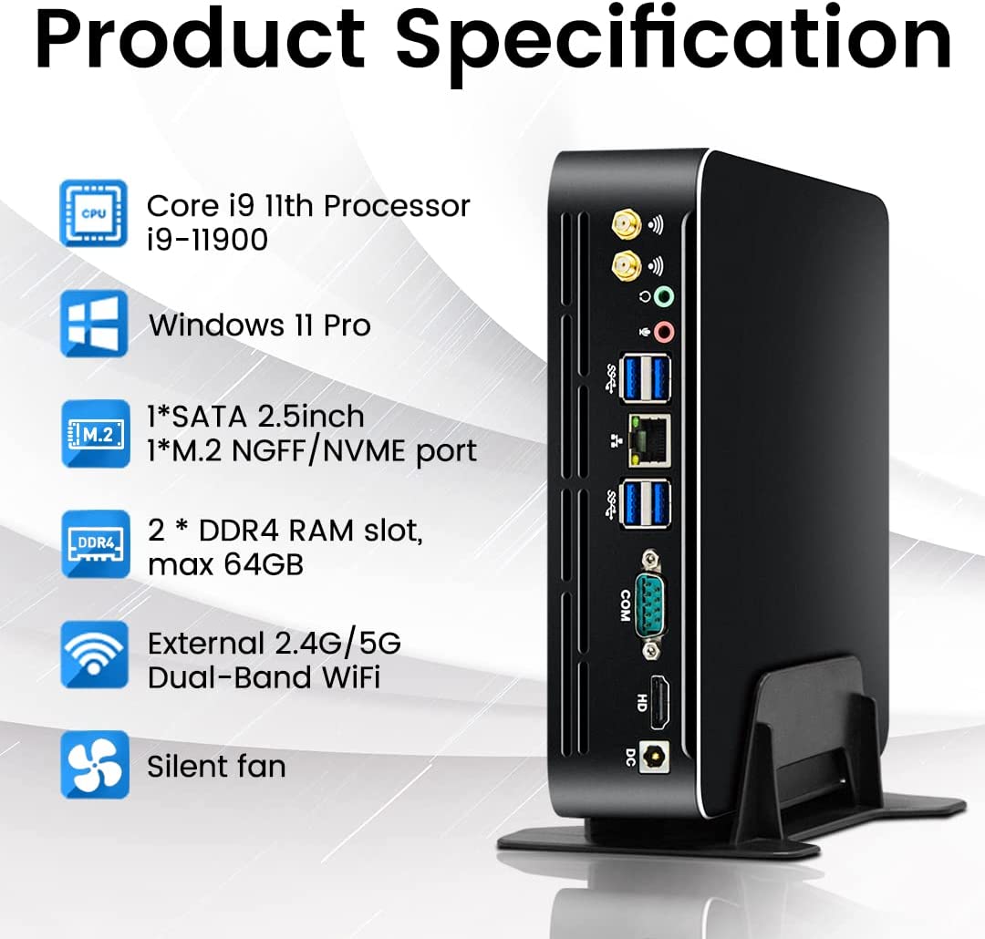 Partaker Mini PC Intel Generas - Pc Gaming I5 ulasan dan harga
