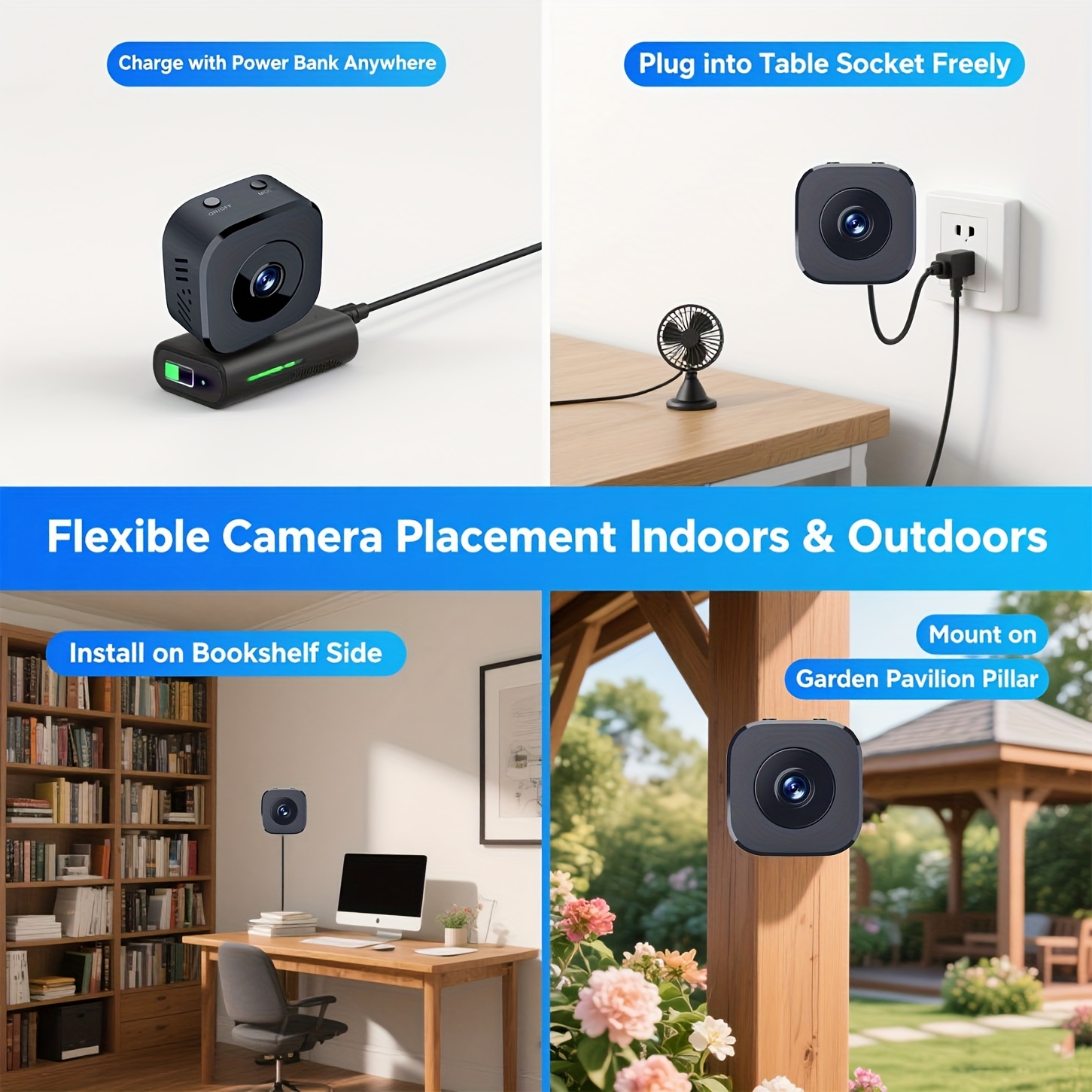 Kamera WiFi Mini HD 1080P Peng - Sound Card Usb ulasan dan harga