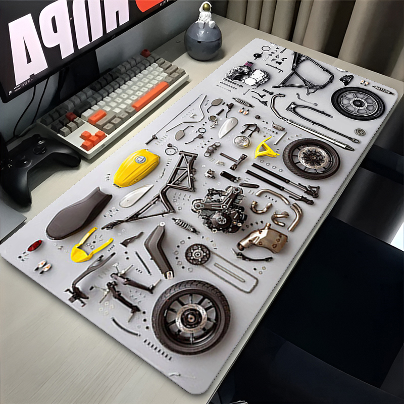Diagram Pembongkaran Alas Mous - Gaming Desk Mat ulasan dan harga