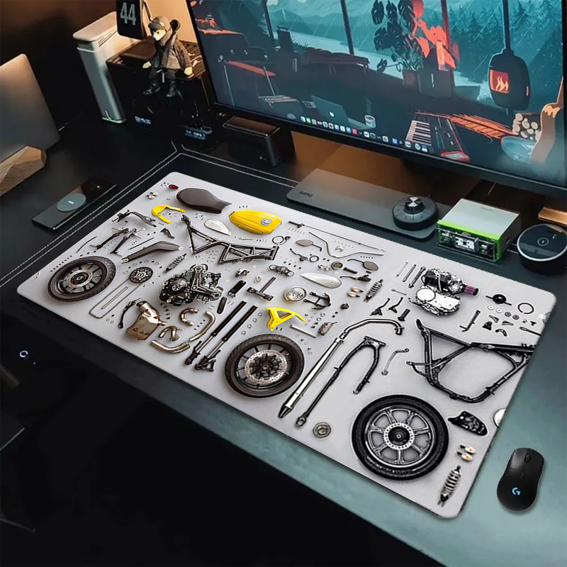 Diagram Pembongkaran Alas Mous - Gaming Desk Mat ulasan dan harga
