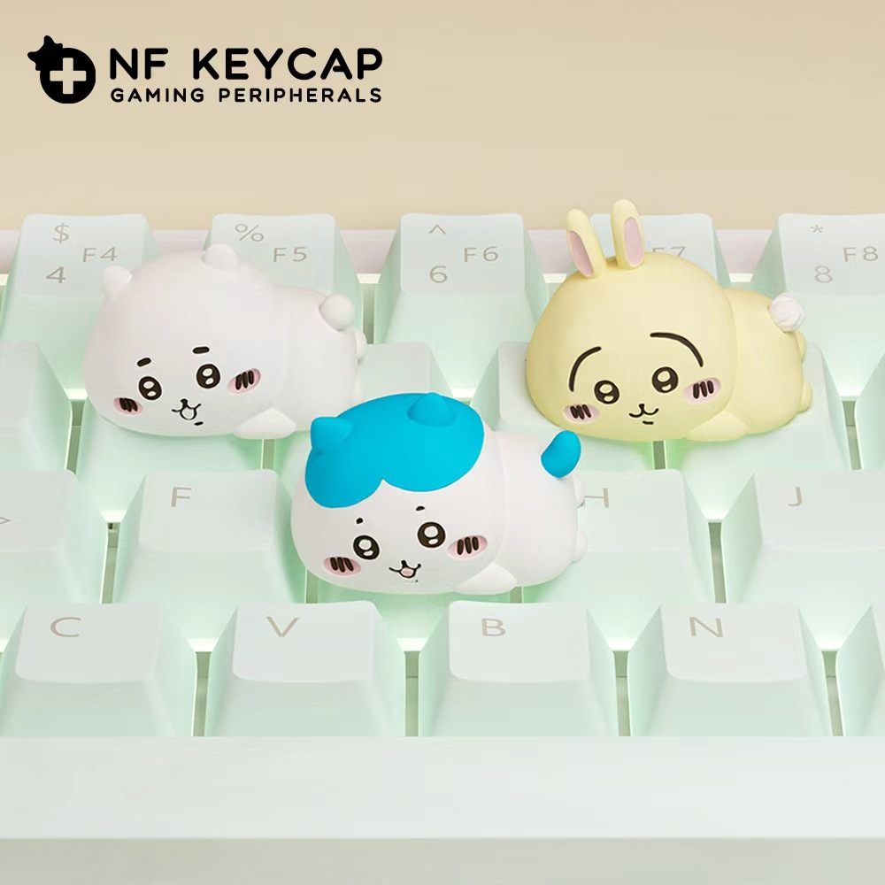 Keycaps Anime Chiikawa, Seni K - Custom Keycaps ulasan dan harga