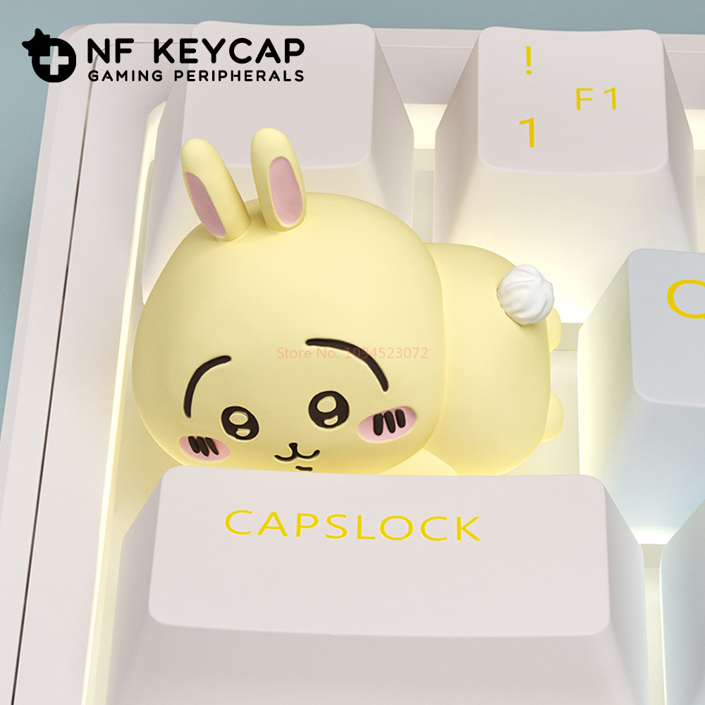 Keycaps Anime Chiikawa, Seni K - Custom Keycaps ulasan dan harga