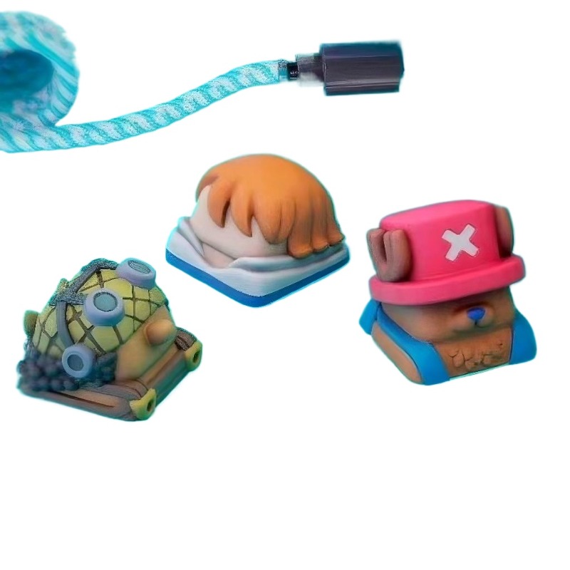 Keycap 3D One Piece Chopper Na - Custom Keycaps ulasan dan harga