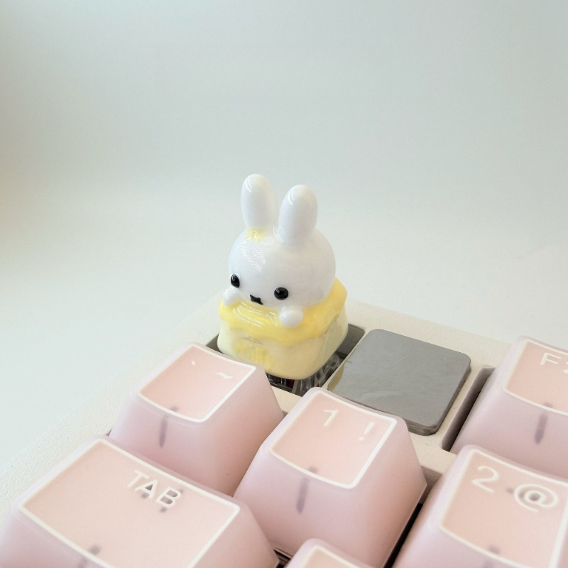Keycaps Kelinci Kartun Anime M - Custom Keycaps ulasan dan harga
