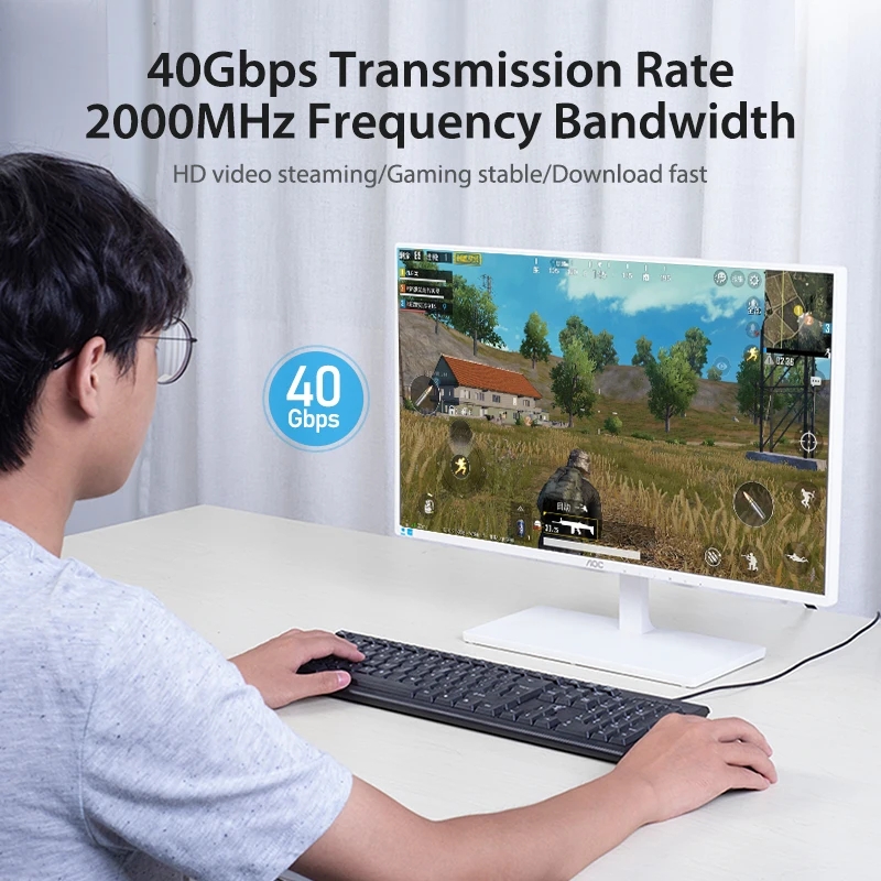 MIZIQIER kabel Internet jaring - Pc Gaming Gta 6 ulasan dan harga