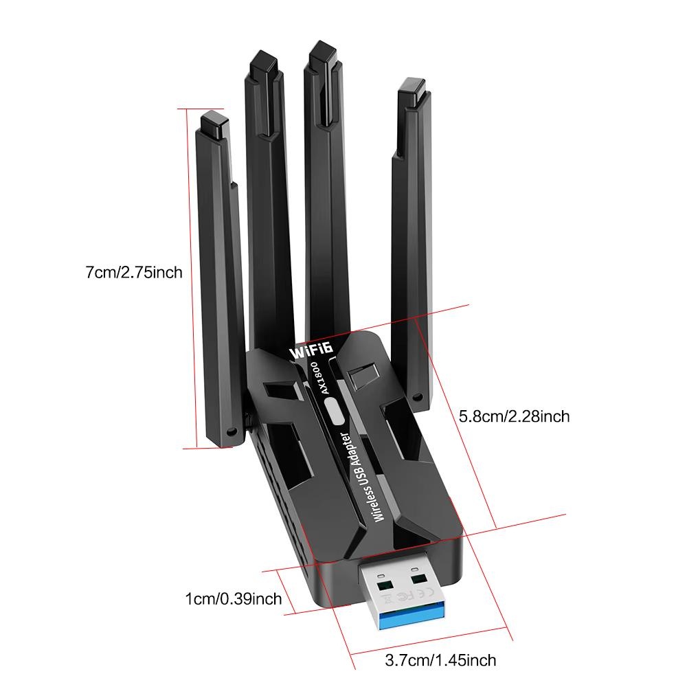 Adaptor WiFi 6 USB 3 0 1800 Mb - Pc Gaming Gta 6 ulasan dan harga