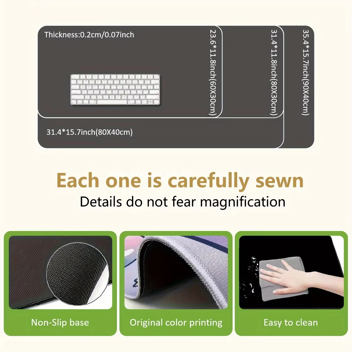 Alas Mouse Foto Kustom Anti Se - Gaming Desk Mat ulasan dan harga