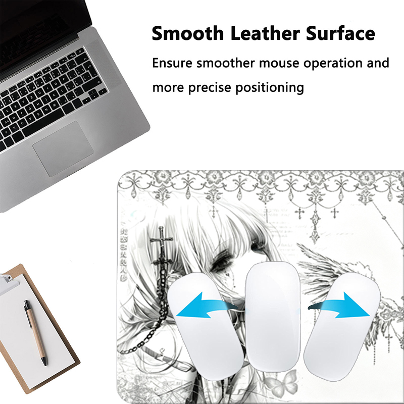 Alas Mouse Kulit Hitam Putih E - Gaming Desk Mat ulasan dan harga