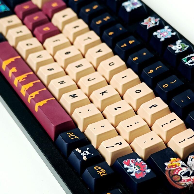 BANDAI One Piece Monkey D. Luf - Custom Keycaps ulasan dan harga