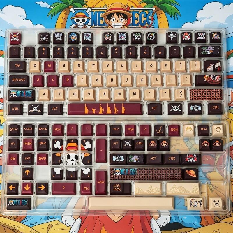 BANDAI One Piece Monkey D. Luf - Custom Keycaps ulasan dan harga