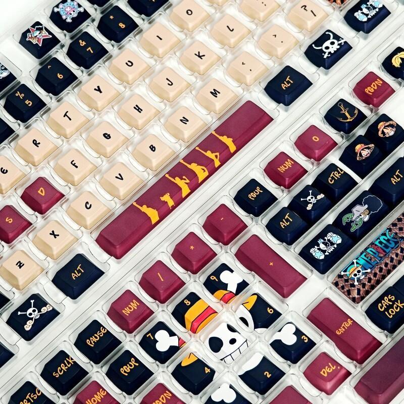 BANDAI One Piece Monkey D. Luf - Custom Keycaps ulasan dan harga